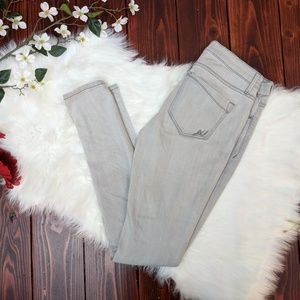 Express "legging mid rise" skinny jeans